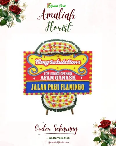 Bunga Papan Congratulation di Jonggol